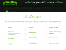 Tablet Screenshot of issaquahlandscaping.com